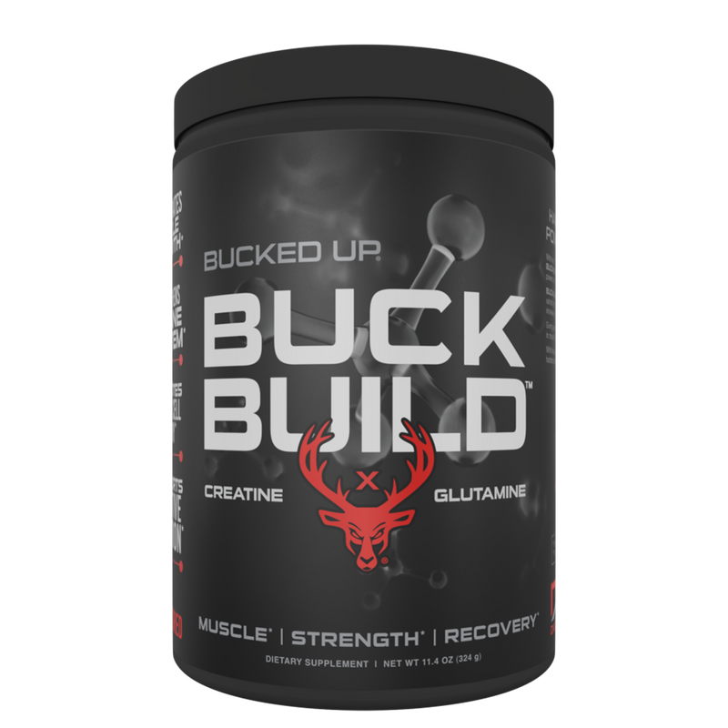 Bucked Up Buckbuild (Creatine / Glutamine) 324g Unflavored - Creatine at MySupplementShop by Bucked Up