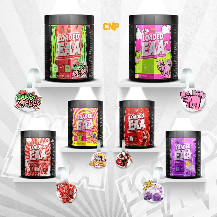 CNP Loaded EAAs, Essential Amino Acids, BCAAs, Muscle Repair & Recovery Powder 300g