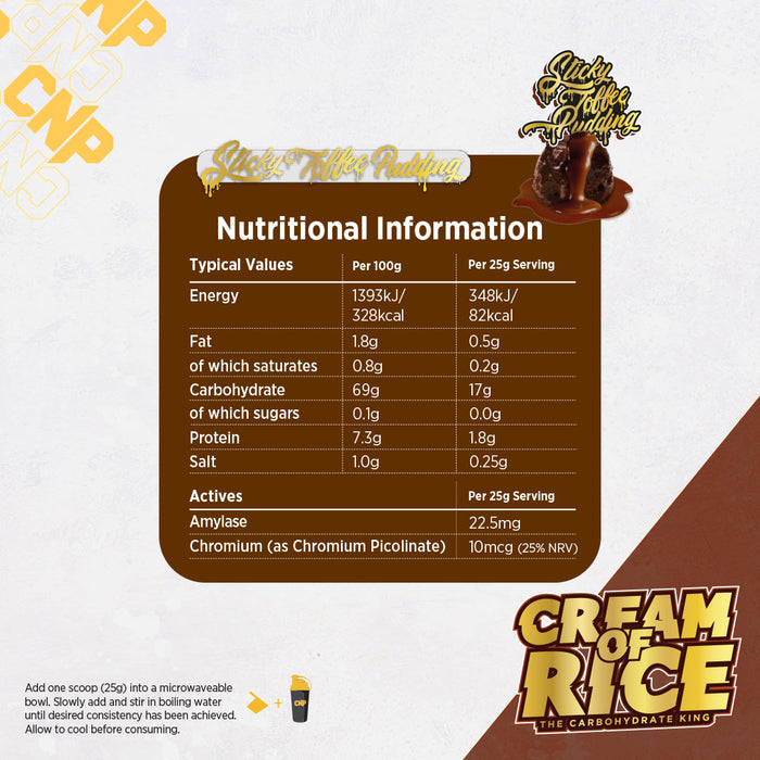 CNP Cream of Rice - 2kg Tub, 80 Servings - Cream of Rice at MySupplementShop by CNP