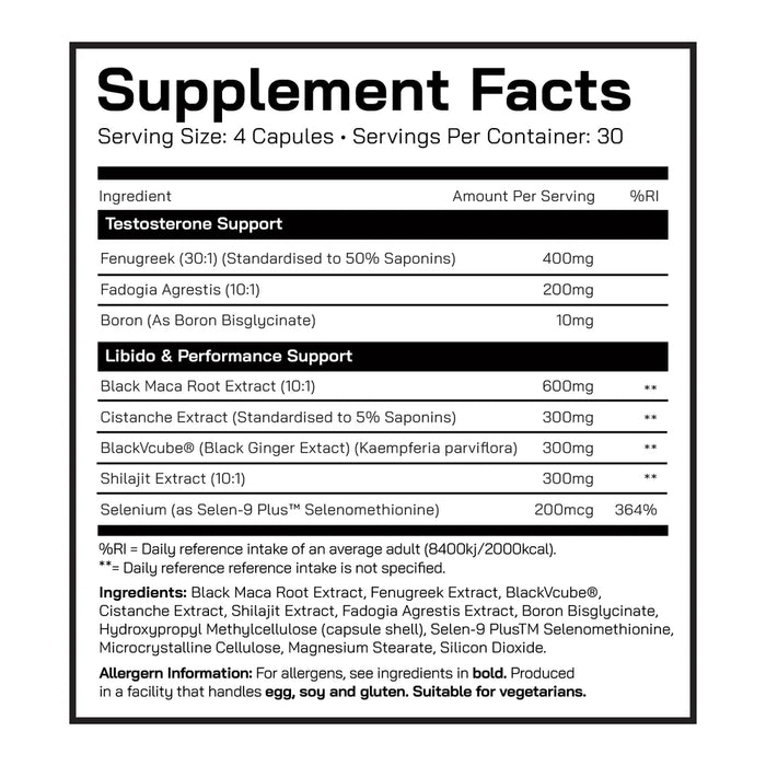 DNA Sports DNA Man Up - Male Health Support 120 Capsules