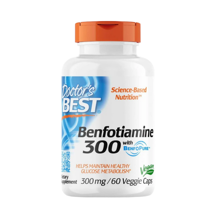 Doctor's Best Benfotiamine with BenfoPure 300 mg 60 Veggie Caps