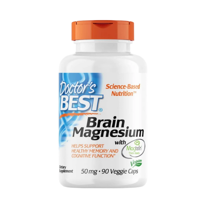 Doctor's Best Brain Magnesium with Magtein 50 mg 90 Veggie Capsules