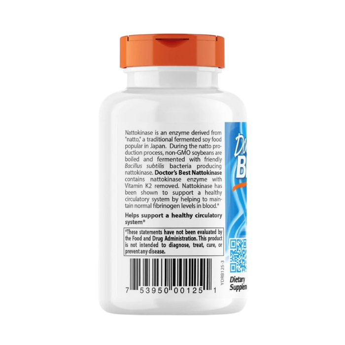 Doctor's Best Nattokinase 2,000 FUs 90 Veggie Capsules