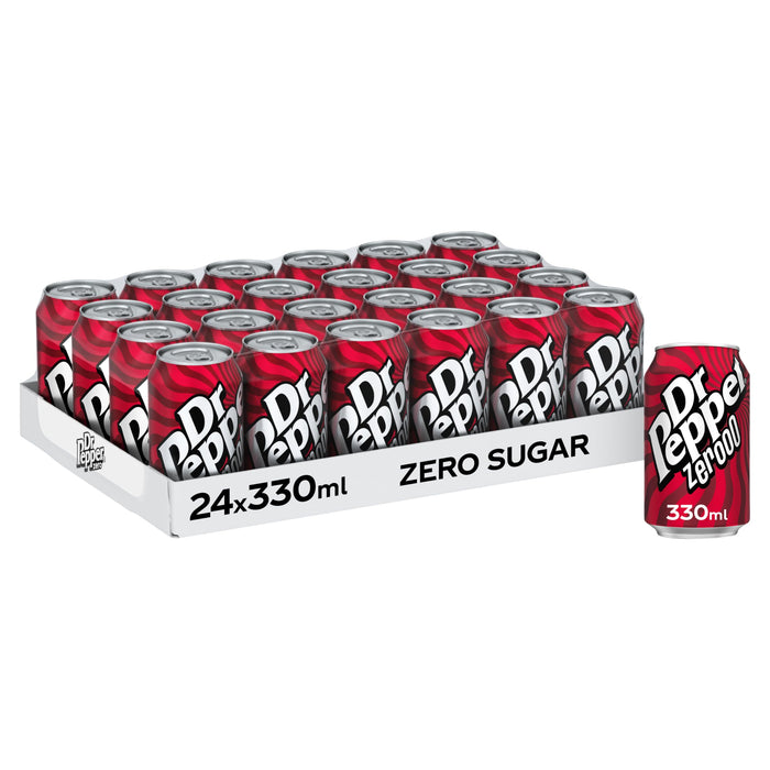 Dr Pepper Zero Can 24 x 330ml