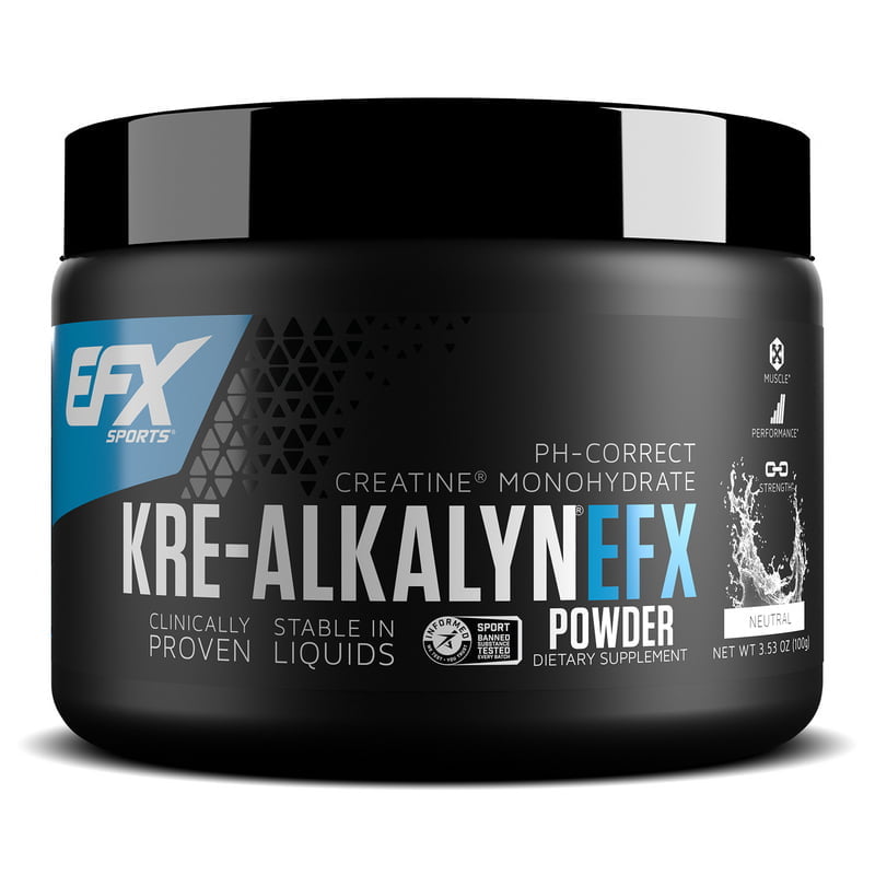 EFX Sports Kre-Alkalyn EFX Powder, Unflavored 100g 66 Servings - Creatine Supplements at MySupplementShop by EFX Sports