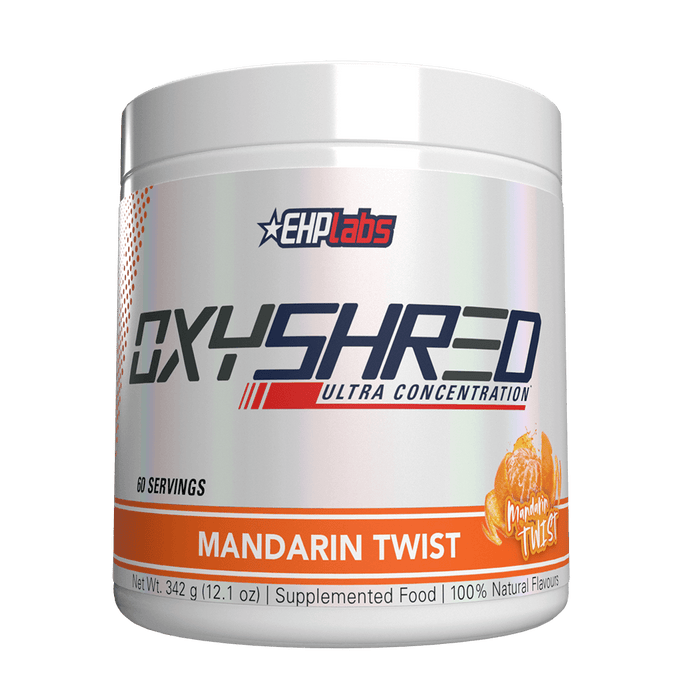 OxyShred Ultra Concentration 60 Servings - Mandarin Twist - Fat Burners at MySupplementShop by EHP Labs