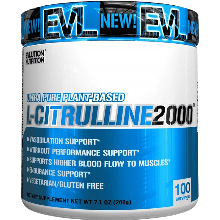 EVLution Nutrition L-Citrulline 2000, Unflavored - 200g
