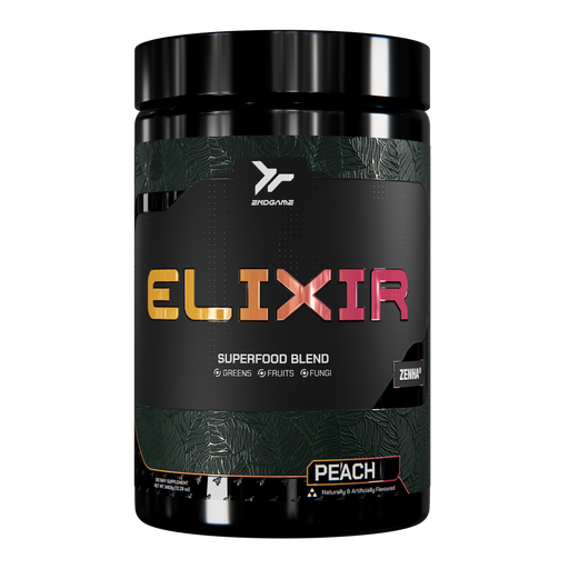 Endgame Elixir Superfood Blend 275g - Peach - Sports Supplements at MySupplementShop by Endgame