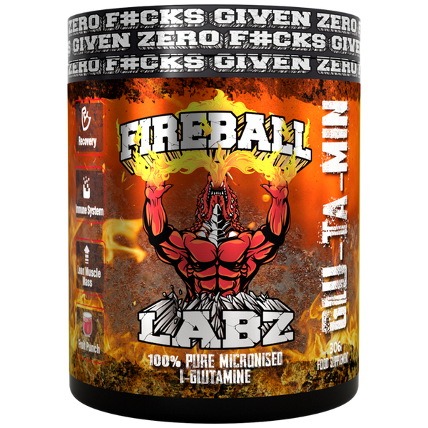 Fireball Labz Glu-Ta-Min 300g Unflavoured - Supplements at MySupplementShop by Fireball Labz