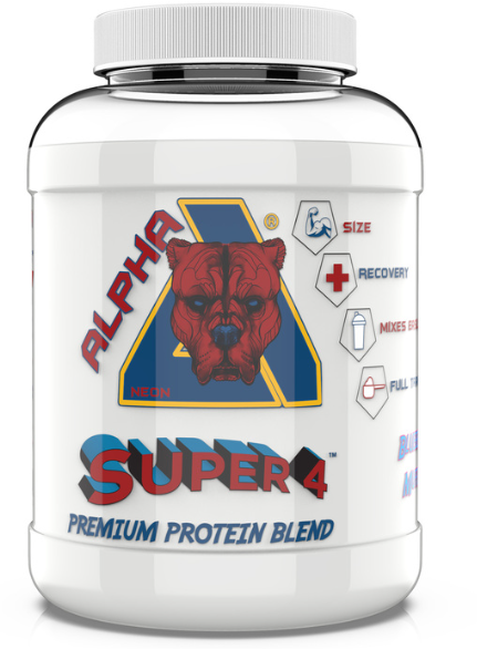 Alpha Neon SUPER 4 2kg - Butterscotch Pancakes - Sports Nutrition at MySupplementShop by Alpha Neon