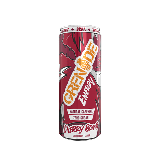 Grenade Energy 12x330ml Cherry Bomb - Sports Nutrition at MySupplementShop by Grenade