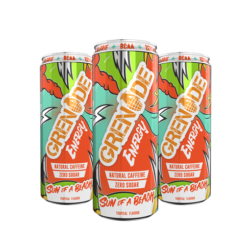 Grenade Energy 12x330ml Sun of a Beach (Tropical) - Sports Nutrition at MySupplementShop by Grenade