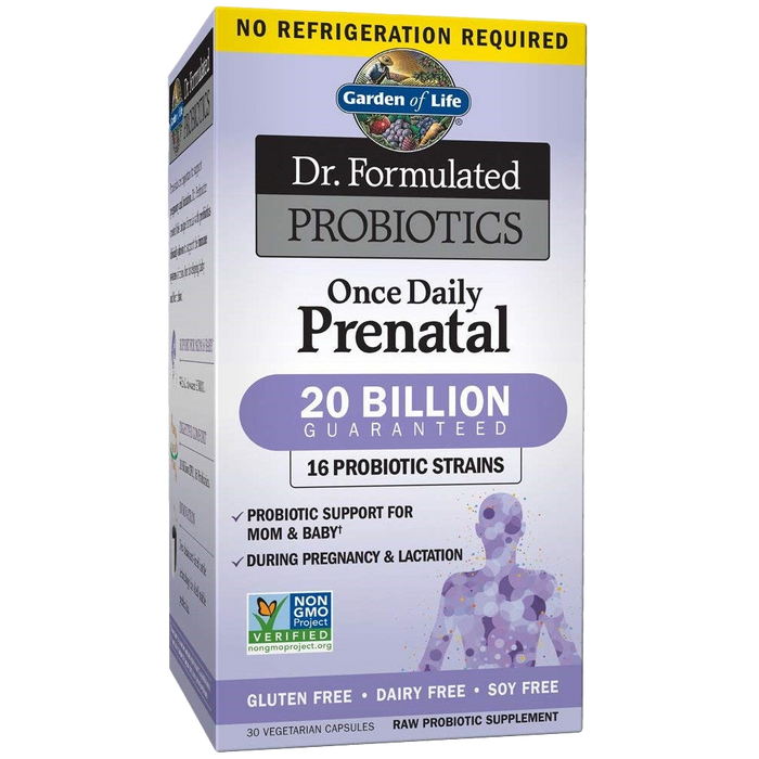 Garden of Life Dr. Formulated Probiotics Once Daily Prenatal - 30 vcaps