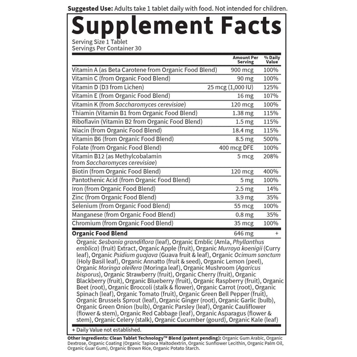 Garden of Life Mykind Organics Women's Once Daily - 30 vegan tabs - Vitamins & Minerals at MySupplementShop by Garden of Life