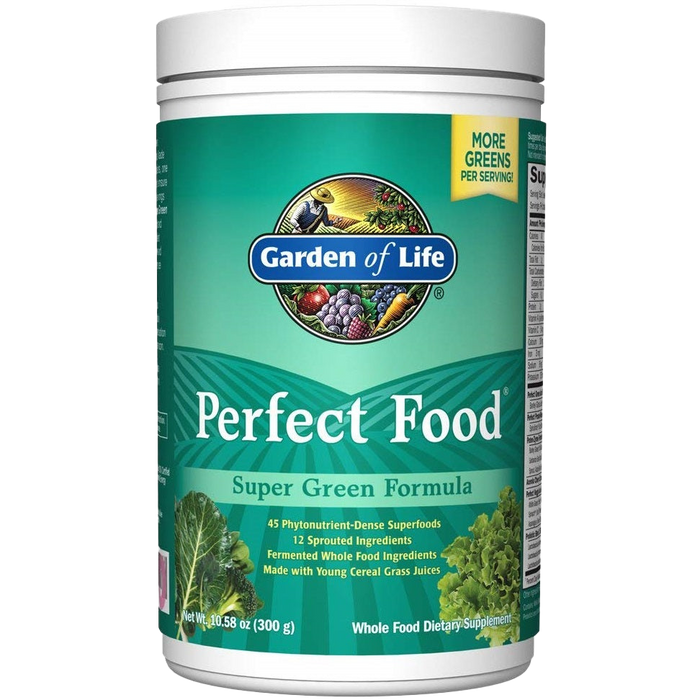 Garden of Life Perfect Food Super Green Formula, Powder - 300g