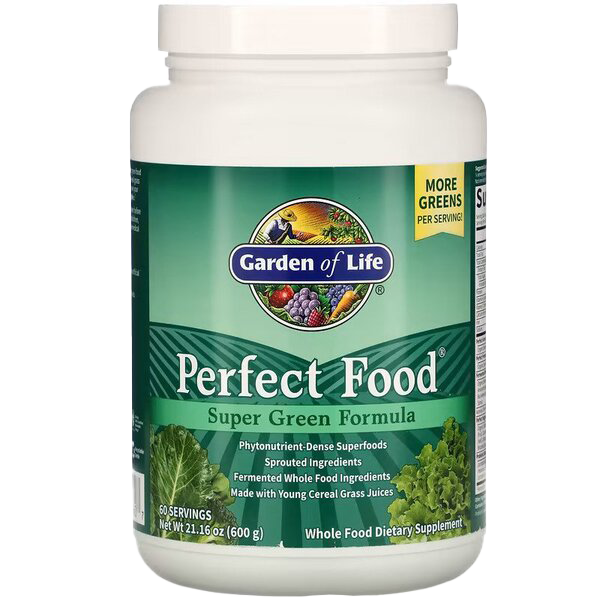 Garden of Life Perfect Food Super Green Formula, Powder - 600g