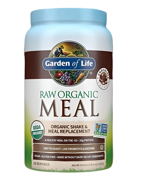 Garden of Life Raw Organic Meal, Chocolate Cacao - 1017g