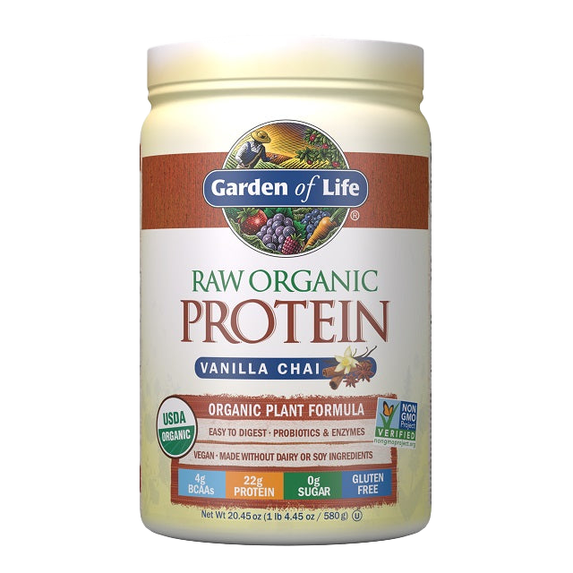 Garden of Life Raw Organic Protein, Vanilla Chai - 580g