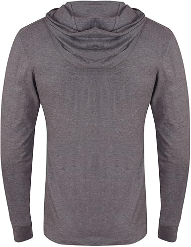 Gold's Gym Long Sleeve Hooded Top Grey Marl
