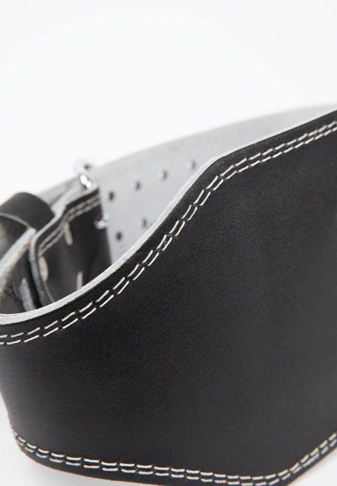 Gorilla Wear 6 Inch Padded Leather Lifting Belt Black/Black - Weight Lifting Belts at MySupplementShop by GORILLA WEAR