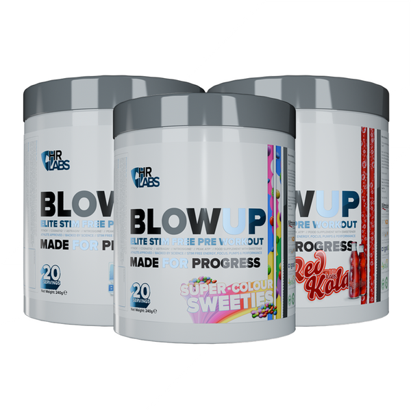 HR Labs Blow Up 240g Elite Stim-Free Pre-Workout Formula - Stim Free Pre Workout at MySupplementShop by HR Labs