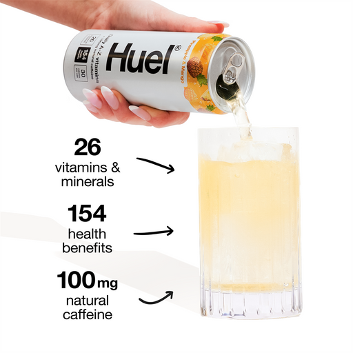 HUEL Daily A-Z Vitamins 12x330ml - Pineapple & Mango - Sports Supplements at MySupplementShop by HUEL