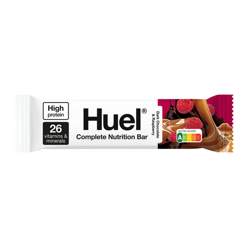 HUEL Complete Nutrition Bar 12x51g - Dark Chocolate and Raspberry - Sports Nutrition at MySupplementShop by Huel