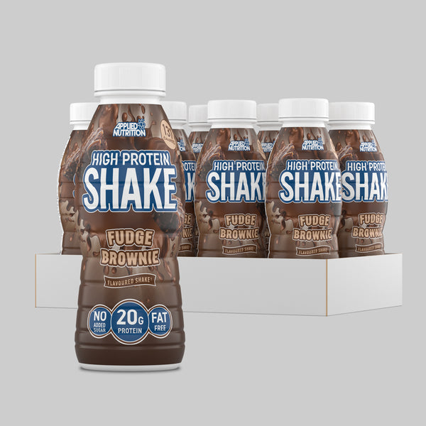 Applied Nutrition High Protein Shake 8 x 330ml - Fudge Brownie - Protein Shake at MySupplementShop by Applied Nutrition