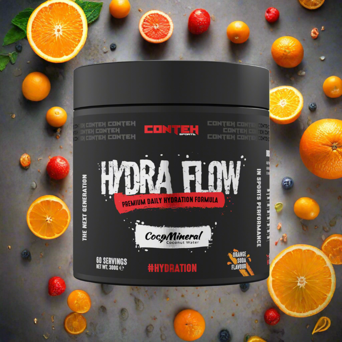 Conteh Sports Hydra Flow Daily Hydration Formula 300g - Hydration Supplement at MySupplementShop by Conteh Sports