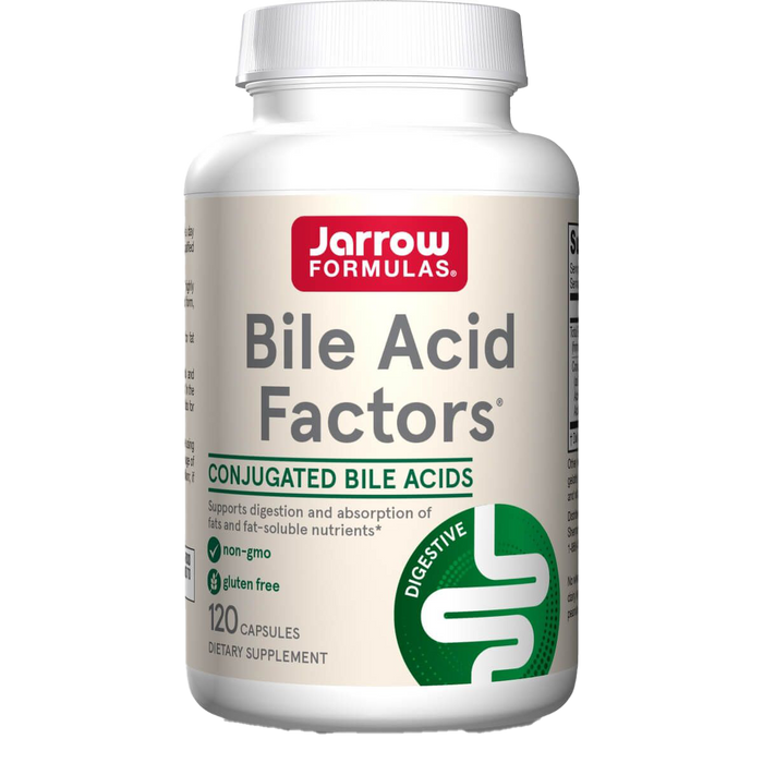 Jarrow Formulas Bile Acid Factors 120 Capsules