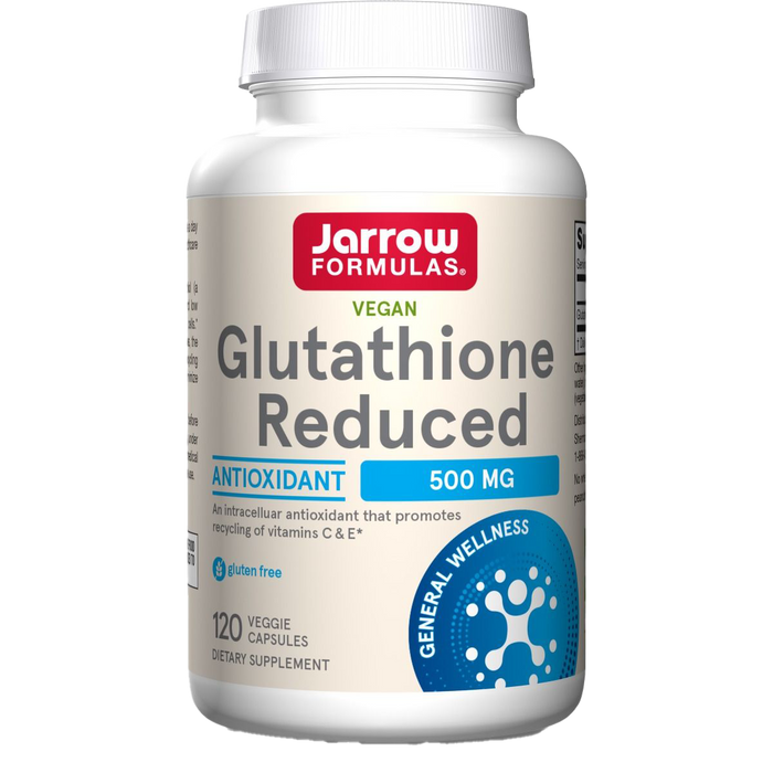 Jarrow Formulas Glutathione Reduced 500mg 120 Veggie Capsules