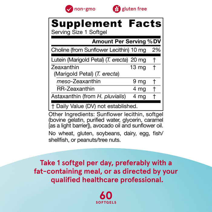 Jarrow Formulas Macula PF - 60 softgels - Health and Wellbeing at MySupplementShop by Jarrow Formulas