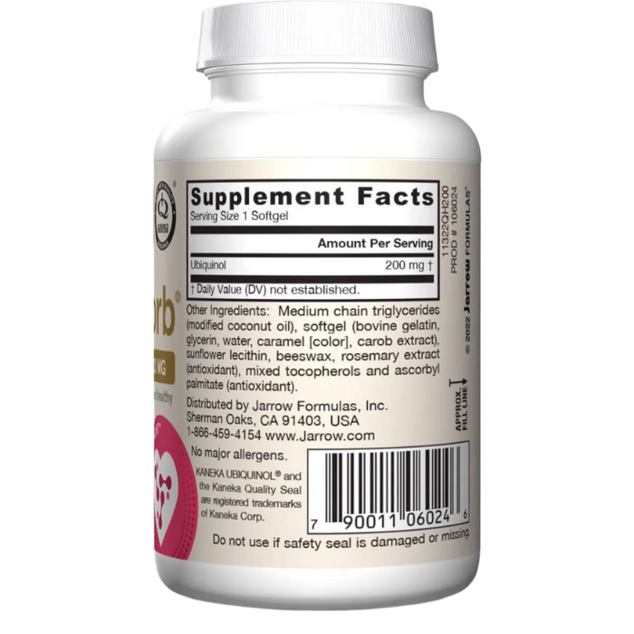 Jarrow Formulas Ubiquinol QH-Absorb 200mg 30 Softgels