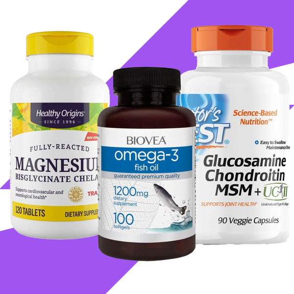 Ultimate Joint Support Bundle: Omega 3, Glucosamine, Chondroitin, MSM + UC-II, and Magnesium Bisglycinate - Sports Supplements at MySupplementShop by MySupplementShop Bundles