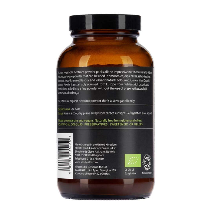 KIKI Health Beetroot Powder Organic - 200g - Health and Wellbeing at MySupplementShop by KIKI Health