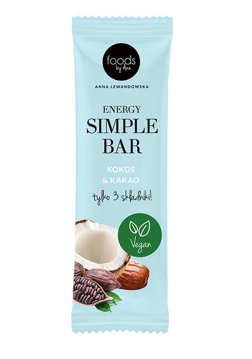 Levann Energy Simple Bar, Coconut & Cocoa - 15 x 35g - Default Title - Sports Nutrition at MySupplementShop by Levann