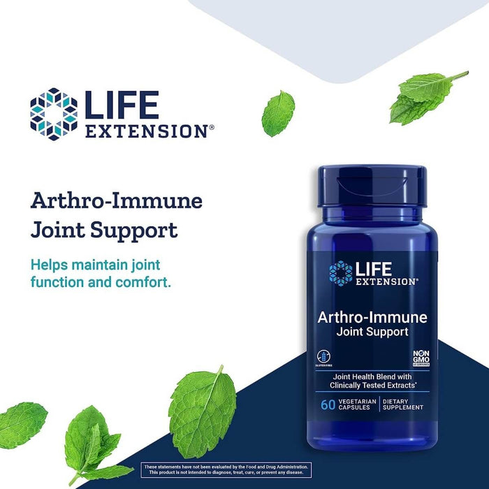 Life Extension Arthro-Immune Joint Support 60 Vegetarian Capsules - Joint Support at MySupplementShop by Life Extension