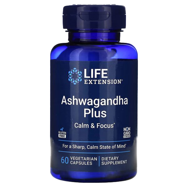 Life Extension Ashwagandha Plus Calm & Focus - 60 vcaps