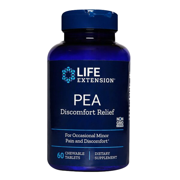 Life Extension PEA Discomfort Relief - 60 chewable tablets