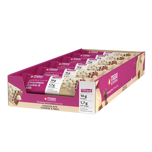 Maxi Nutrition Creamy Core Bar 12x45g - Protein Bars at MySupplementShop by Maxi Nutrition