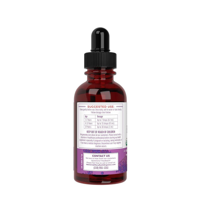 MaryRuth Organics Organic Elderberry Liquid Drops Blueberry & Raspberry  30 ml. - Health and Wellbeing at MySupplementShop by MaryRuth Organics