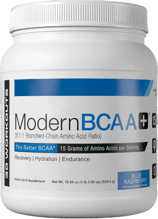 Modern Sports Nutrition BCAA+ Blue Raspberry 535g - Amino Acids and BCAAs at MySupplementShop by Modern Sports Nutrition