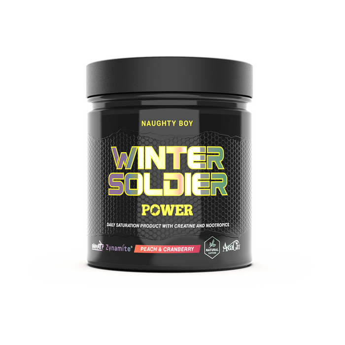 Naughty Boy Winter Soldier Power 420g - Peach & Cranberry - Pre Workout at MySupplementShop by Naughty Boy