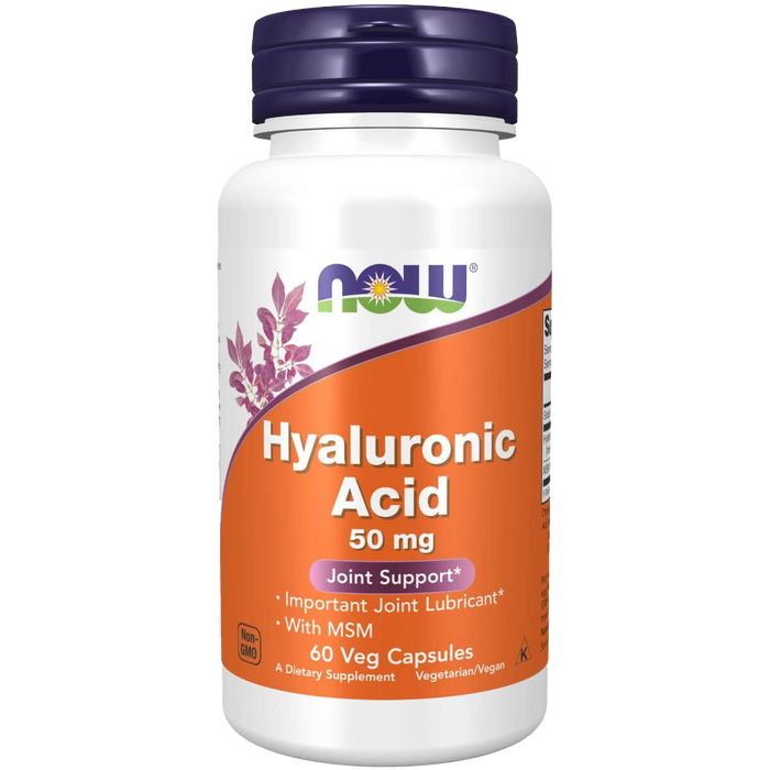 NOW Foods Hyaluronic Acid 50 mg 60 Veg Capsules