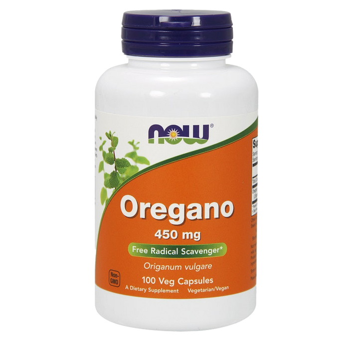 NOW Foods Oregano, 450mg - 100 vcaps