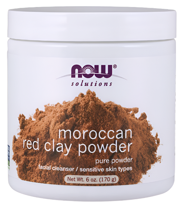 NOW Foods Red Clay Powder Moroccan - 170g