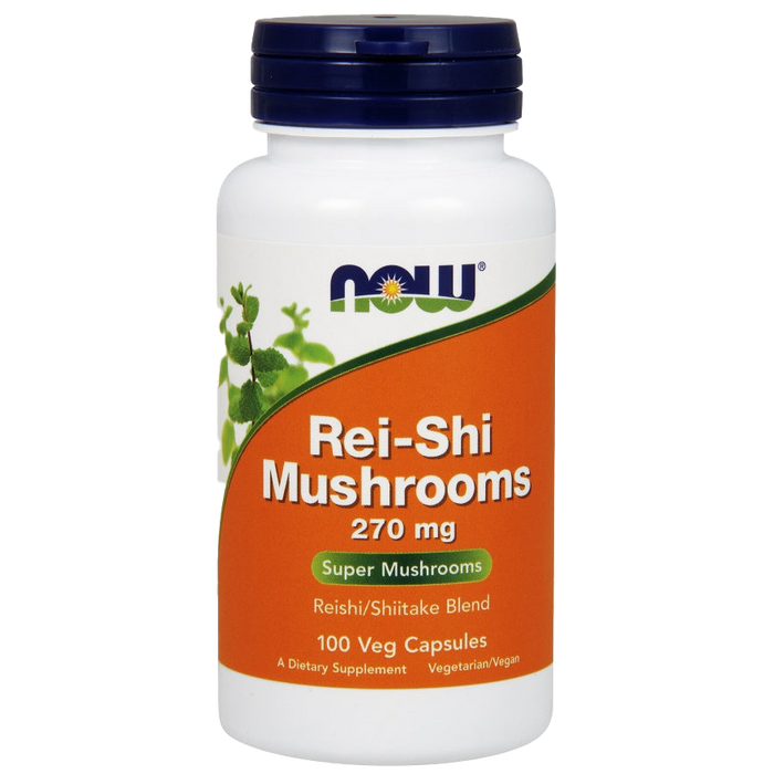 NOW Foods Rei-Shi Mushrooms, 270mg - 100 vcaps
