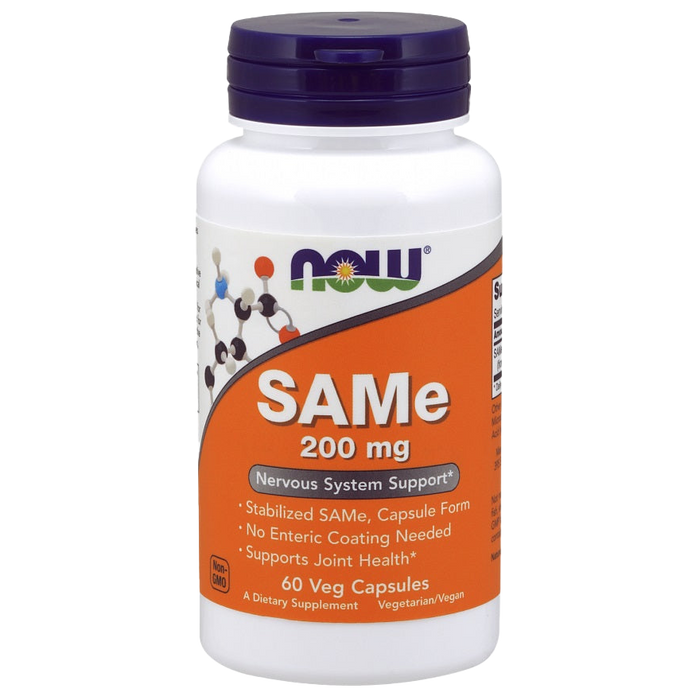 NOW Foods SAMe, 200mg - 60 vcaps