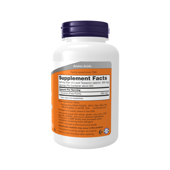 NOW Foods L-Tyrosine, Powder - 113g