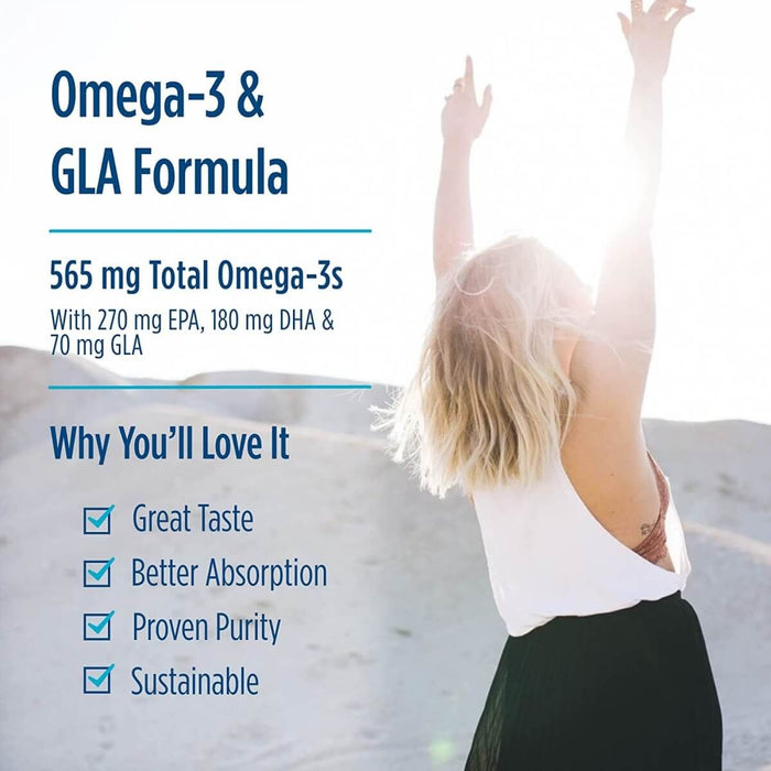 Nordic Naturals Complete Omega 3,6,9 120 Softgels (Lemon) - Omegas, EFAs, CLA, Oils at MySupplementShop by Nordic Naturals